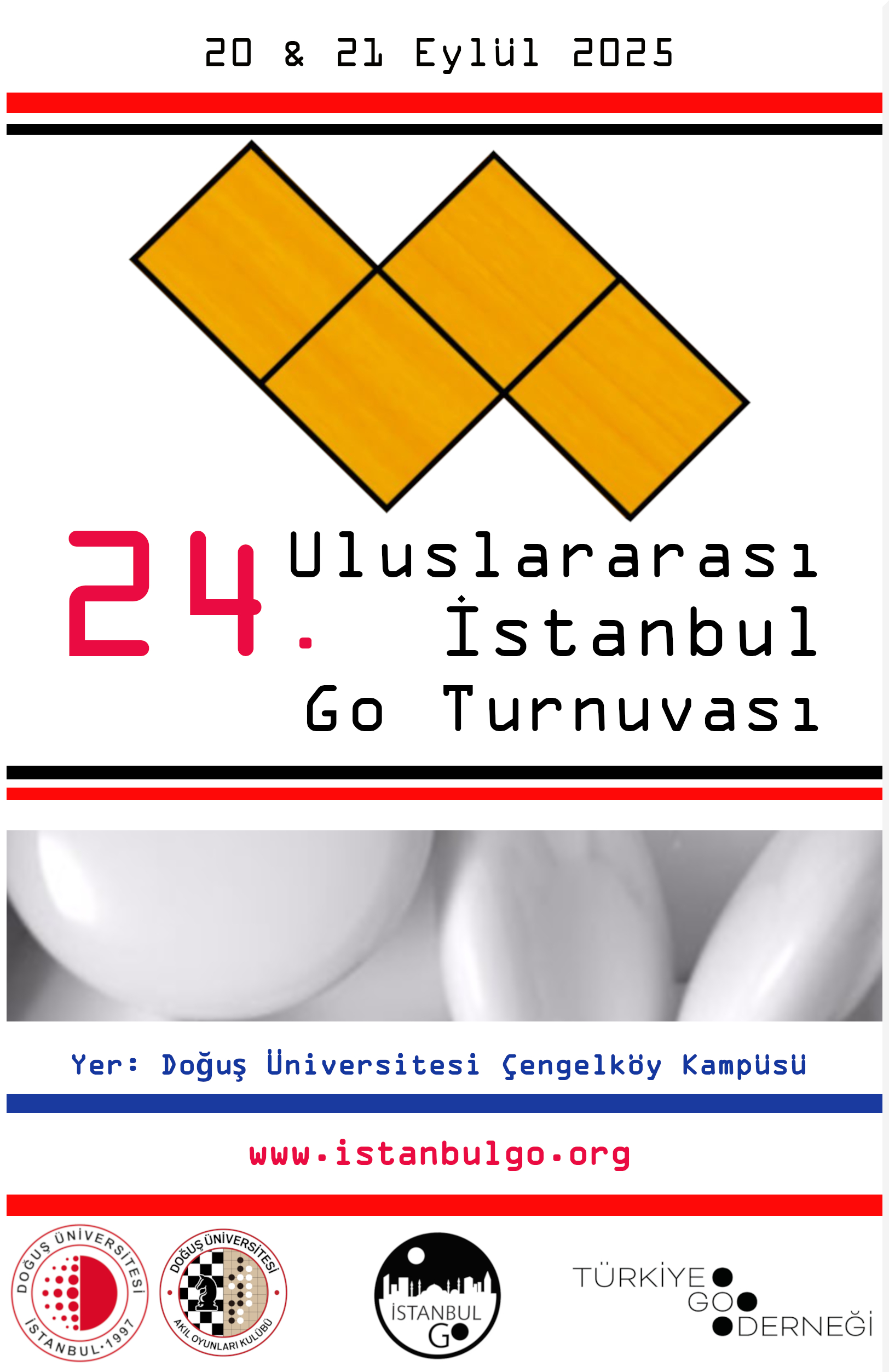 24. Uluslararası İstanbul Go Turnuvası kayıtları kapandı